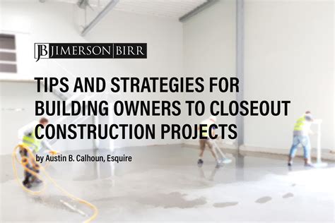 Tips And Strategies For A Successful Building Owner Construction