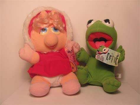 Vintage Jim Hensons Muppet Babies Miss Piggy And Kermit 1988 On Popscreen