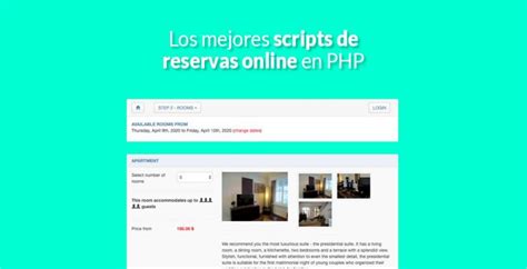 Los Mejores Scripts De Reservas Online En Php Diseñador Web Freelance