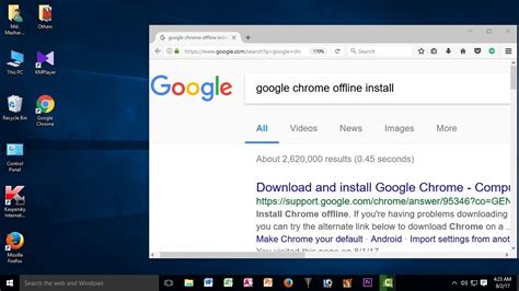 Simply type out a phrase in the address. How to Install Google Chrome Browser - YouTube