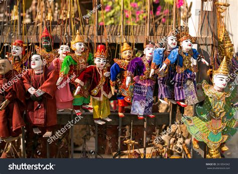 Traditional Handicraft Puppets Bagan Myanmar Stock Photo 261854342