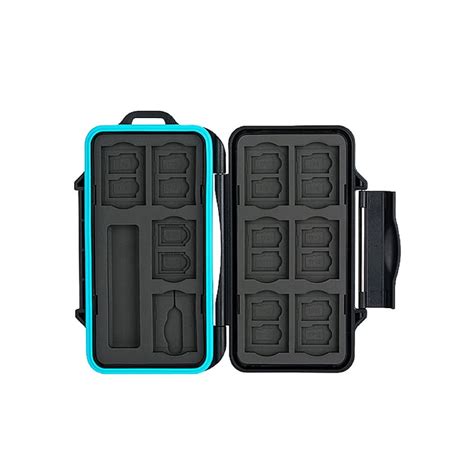 Estuche de memoiras para memorias sd y msd con lector usb jjc mcr-sts30