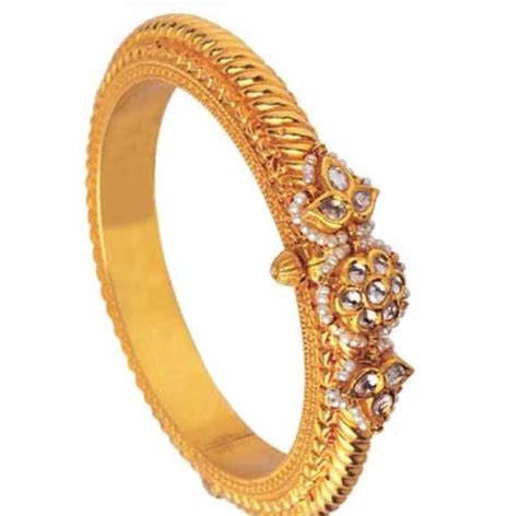 Indian Jewellery And Clothing Latest Antique Gold Bangle