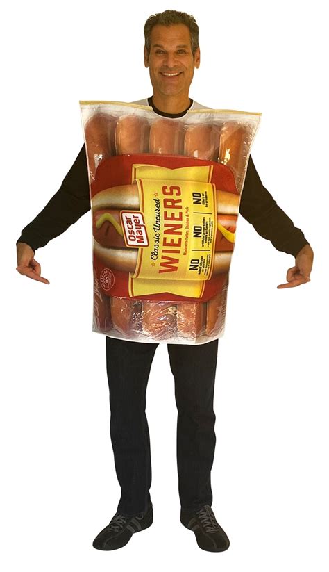 Oscar Mayer Wiener Classic Beef Hot Dog Franks Halloween Costume Adult
