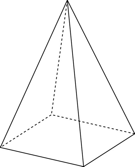 Triangular Pyramid Clipart