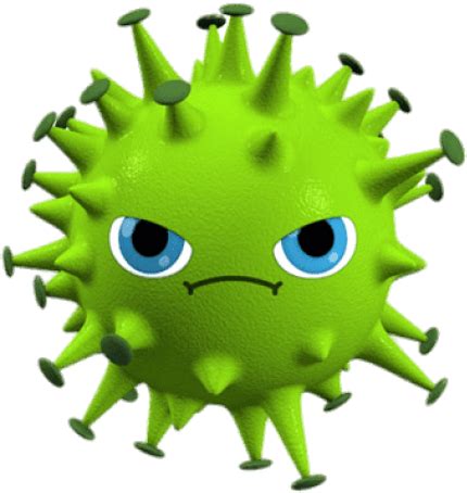 Virus disegno per bambini : cartoon galery net: Cartoon Virus Png
