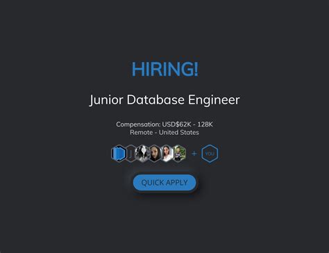 Junior Database Engineer