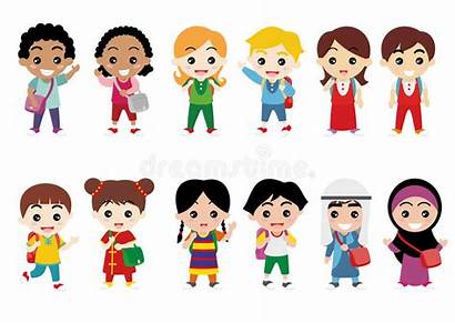 Diversity Unity Children Diverse Diversiteit Clip Kinderen