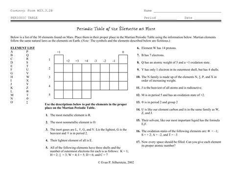 Explain why this trend occurs. Periodic Table Of Elements Worksheet Answer Key | Cabinets Matttroy