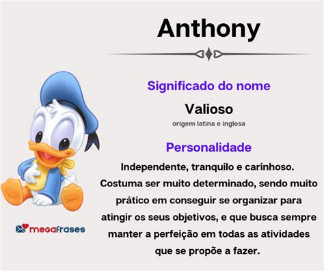 Apelidos Para O Nome Anthony