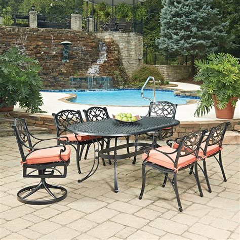 Free shipping is not available to ak, hi, pr or canada. Home Styles Biscayne Black 7-Piece Cast Aluminum Outdoor ...