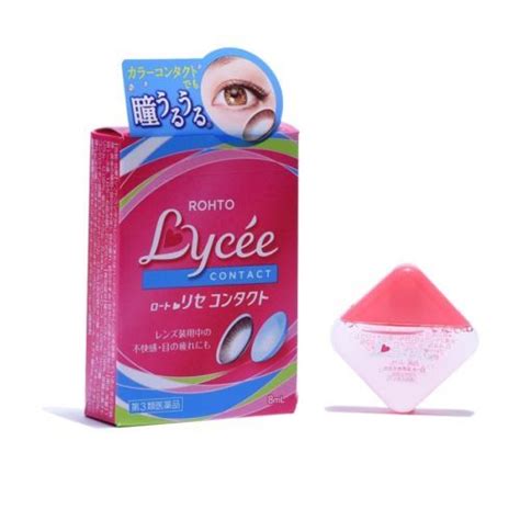 Rohto Lycee Eye Drops For Dry Eyes Contact Lens Users Dry Eye Drops