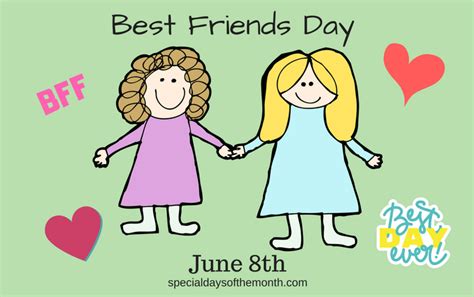 It's the ideal time to it's the ideal time to get together and get up to speed! National Best Friends Day - June 8th - Special Days of the ...