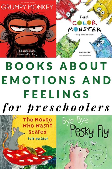 25 Books About Emotions For Preschool With Printable Book List