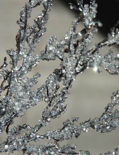 Iced Branches 30 In Artificial Winter Wedding Decorations Sparkle