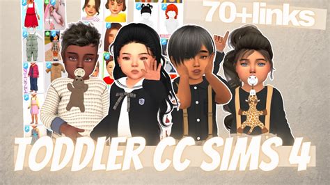 The Sims 4 Toddler Cc Haul👶70links Youtube