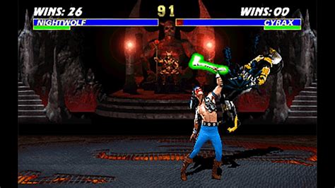 Ultimate Mortal Kombat 3 Nightwolf Hatchet Uppercut YouTube