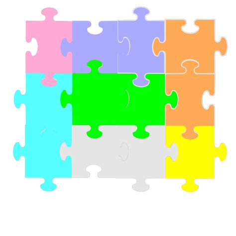 Jigsaw Puzzle 4 Pieces PNG, SVG Clip art for Web - Download Clip Art, PNG Icon Arts