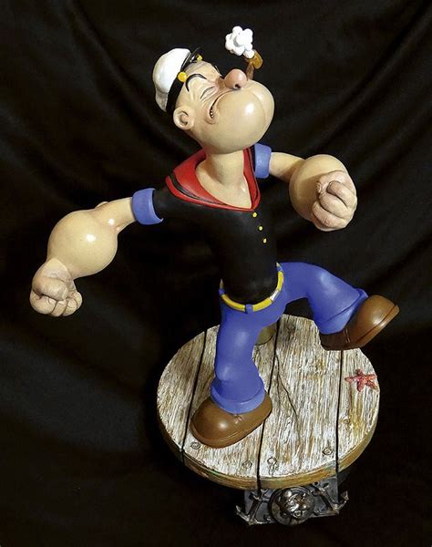 Popeye 15 The Sailor Man Statue Versão Clássica Phoenix Arts