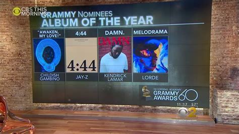 2018 Grammy Awards List Of Nominees In Top Categories Youtube