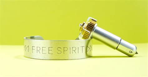 How To Use The Cricut Maker Engraving Tool Metal Bracelet Project