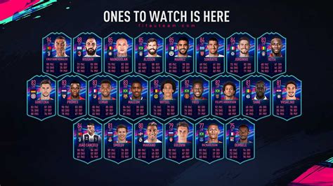 Fifa 19 Ones To Watch Summer Edition Dates Predictions Squad Sbcs