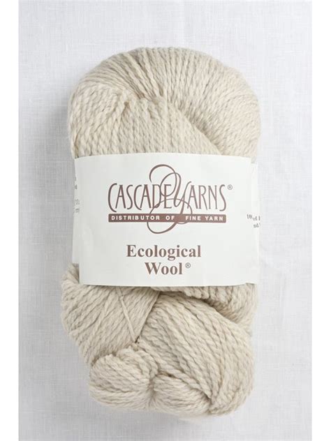 Cascade Ecological Wool 8015 Natural Wool And Company Fine Yarn