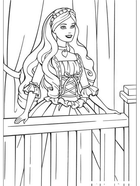 Dibujos Animados Para Colorear De Princesas Faciles - Para Colorear