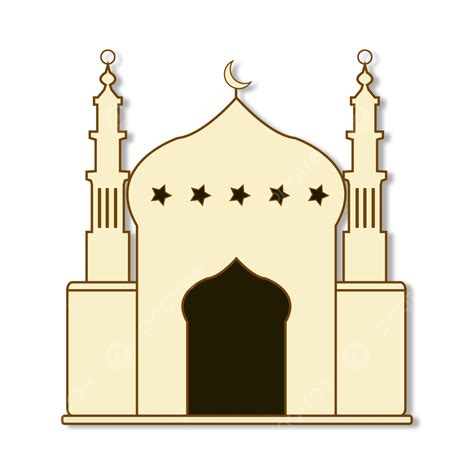 Mosques Clipart Transparent Background Creative White Mosque Vector
