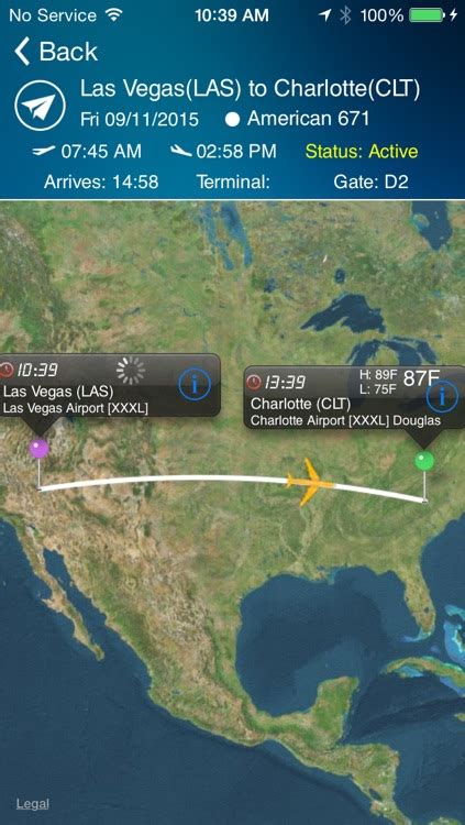 Charlotte Airport Pro Clt Flight Tracker Radar Douglas By Webport