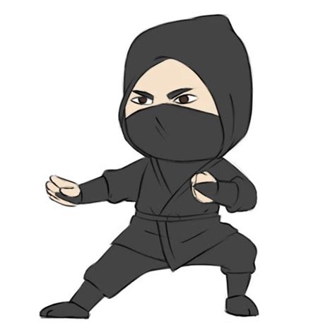 How To Draw A Ninja For Kids Easy Drawing Tutorial
