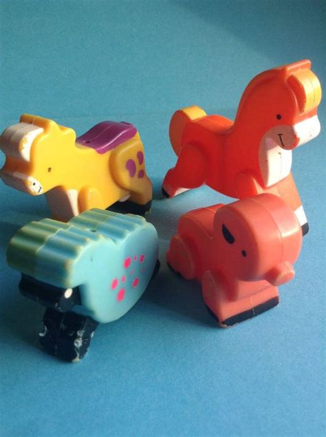Shop fisher price products online today! 70's Fisher Price farm animals from nursery mobile horse ...
