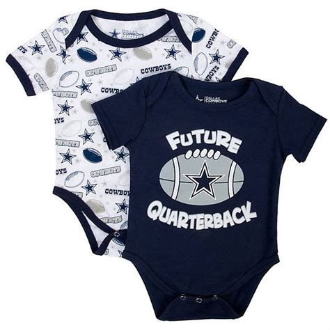Nfl Dallas Cowboys Andy Bodysuit Set Of 2 For Baby At Shop