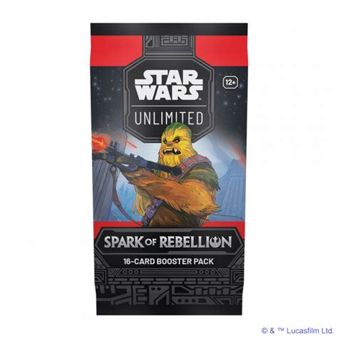 Star Wars Unlimited Spark Of Rebellion Booster Versus Gamecenter