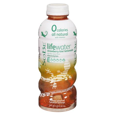 Sobe Life Water Strawberry Kiwi Lemonade Beverage 20 Fl Oz