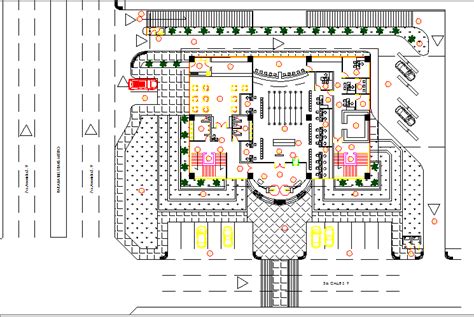 Regional Bank Building Architecture Layout Plan Details Dwg File Cadbull