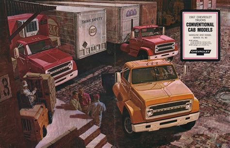 Gm 1967 Conventional Cab Chevy Truck Sales Brochure