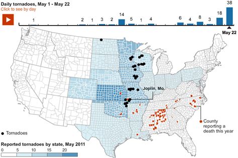 La Mappa Dei Tornado Negli Stati Uniti Il Post