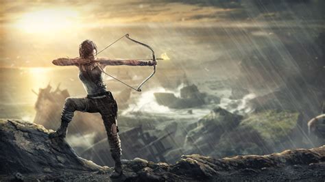 Lara Croft Tomb Raider 4k Wallpaper Hd Games Wallpapers 4k Wallpapers Images Backgrounds Photos