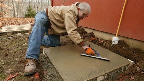 Check spelling or type a new query. Placing a Small Concrete Slab - Fine Homebuilding
