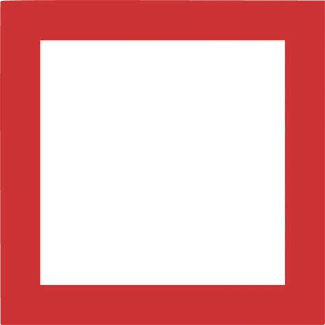 Persian Red Square Outline Icon Free Persian Red Shape Icons
