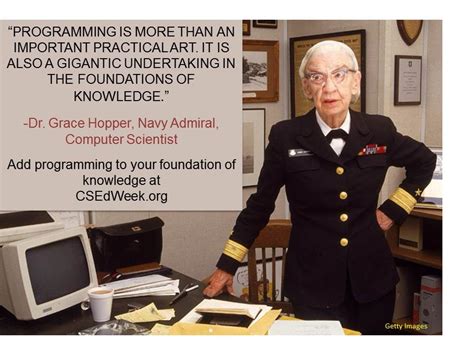 Get new jobs by email. Grace Hopper, computer pioneer. We celebrate #CSEdWeek to ...