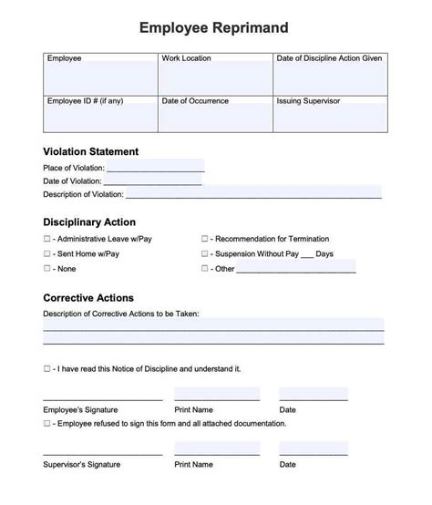 Fillable employee write up form. 20+ Employee Write Up Form Free Download PDF + Word