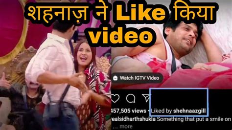 Shehnaaz Gill Like Siddharth Shuklas Video On Bigg Boss 13 Journey Youtube