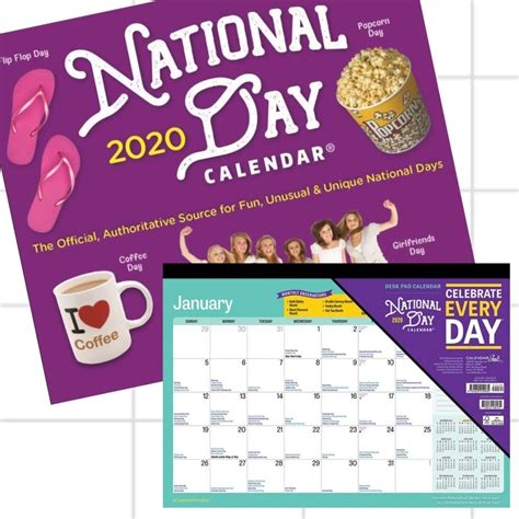 National Food Holidays Calendar 2020 Calendar Template Printable