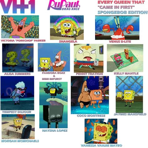 Queens That Came In First Spongebob Edition Lets Give Them Some