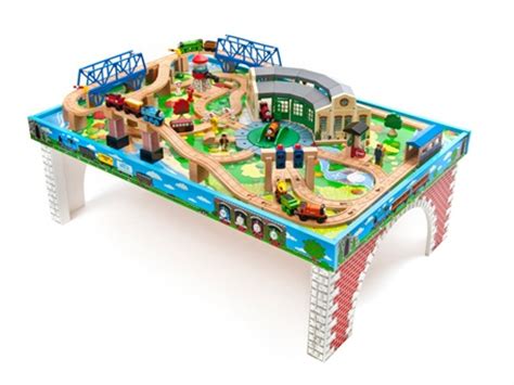 See more ideas about train table, thomas the train table, thomas the train. Thomas & Friends Wooden Railway, Tidmouth Sheds & Table ...