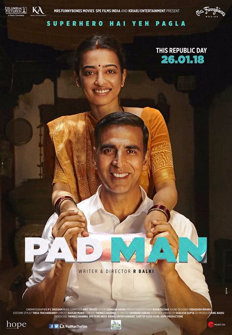 Gayatri is reluctant to go for disposable pads as they are expensive. PAD MAN - 2018's First Big Movie Gets People Talking ...