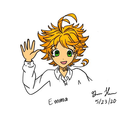 ☀️ Emma Digital Art ☀️ The Promised Neverland Amino