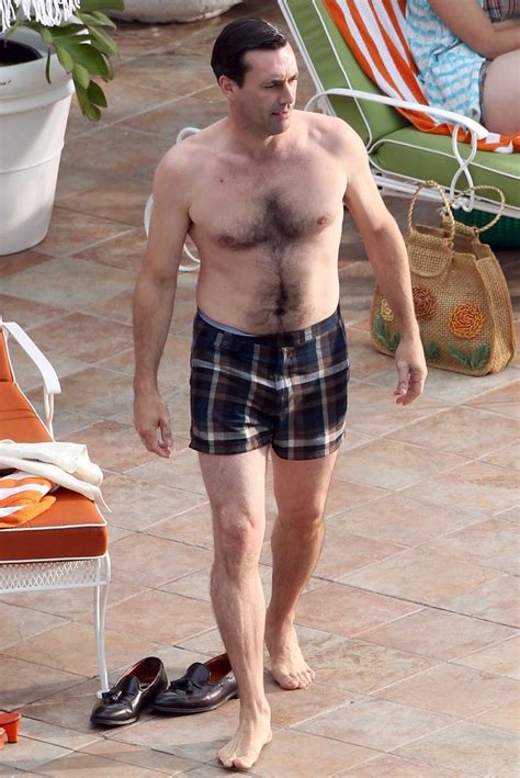 Jon Hamm Sweaty And Shirtless Naked Male Celebrities